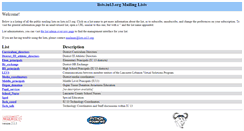 Desktop Screenshot of lists.iu13.org