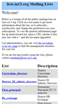 Mobile Screenshot of lists.iu13.org